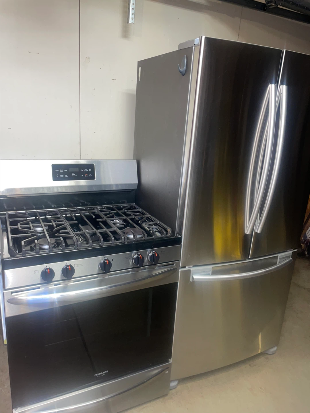 Stainless Steel Refrigerator and Gas Range - photo 3