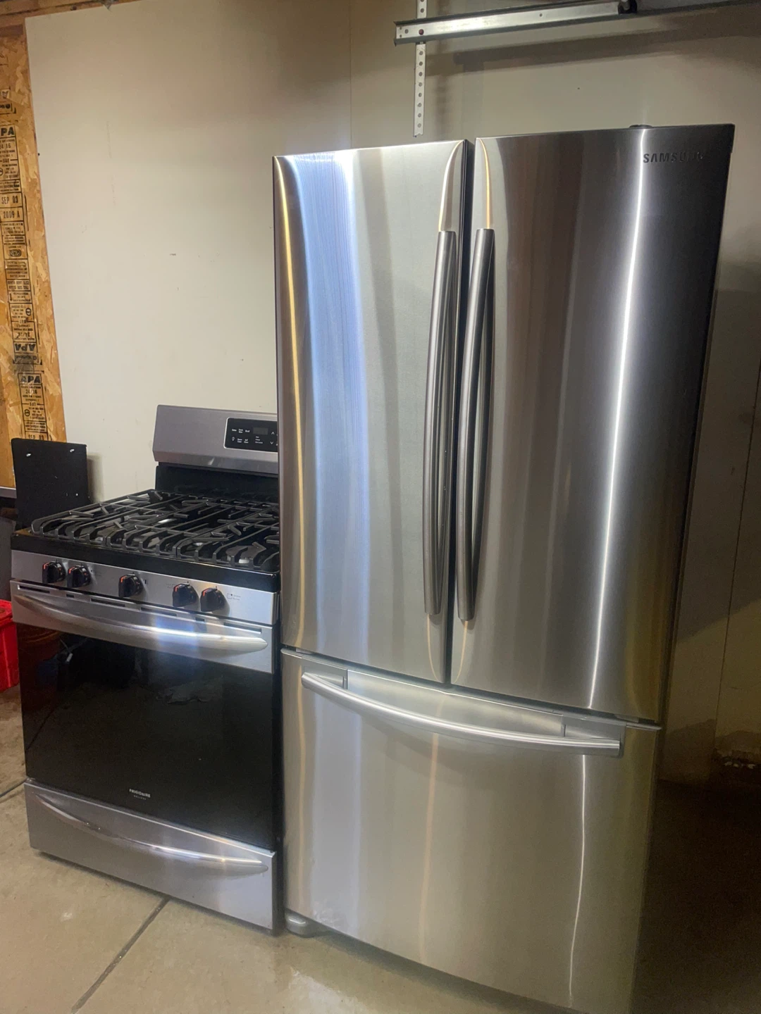 Stainless Steel Refrigerator and Gas Range - photo 2