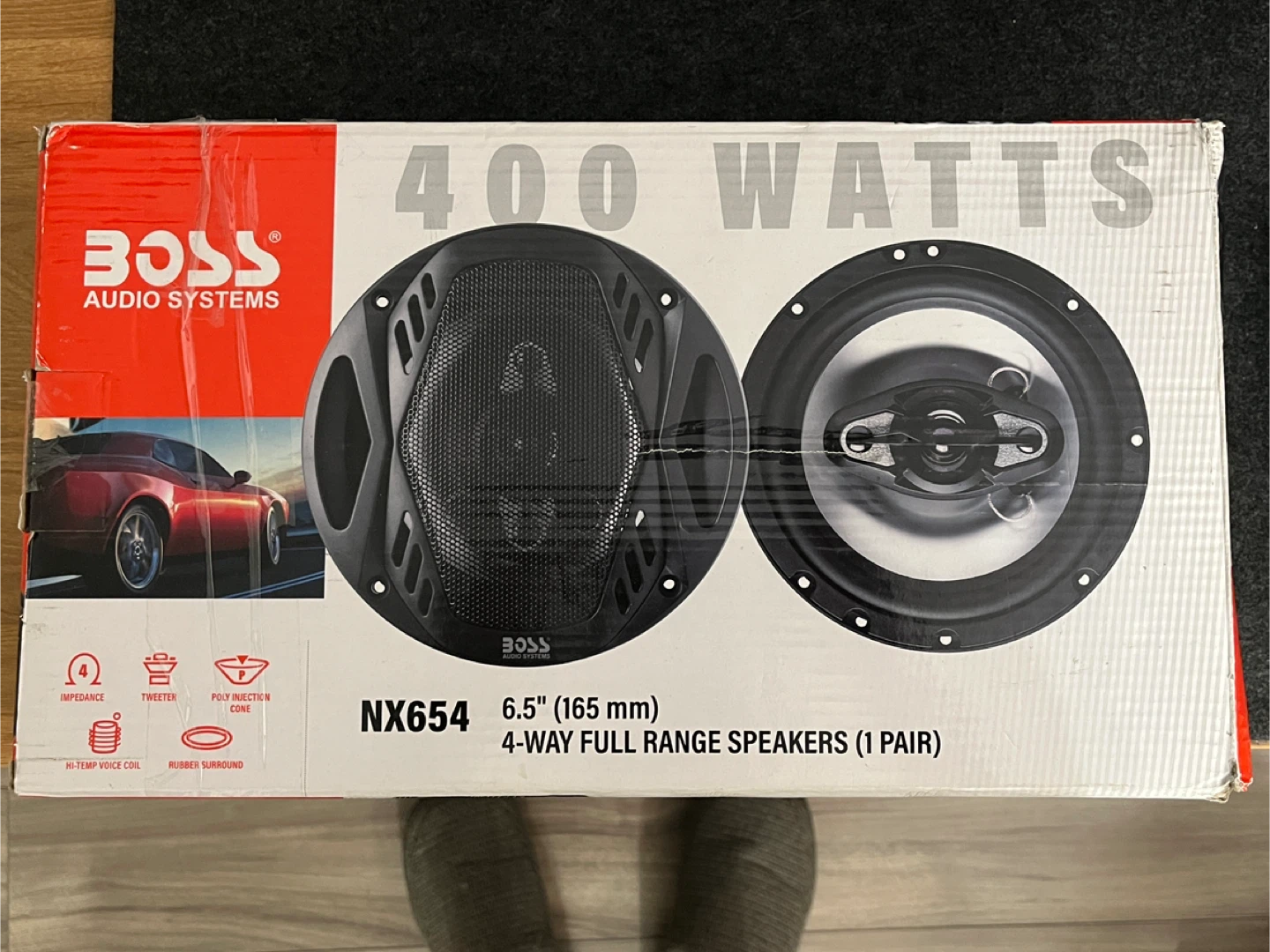 BOSS NX654 400 Watts 6.5" 4-Way Full Range Speakers (1 Pair) - photo 2