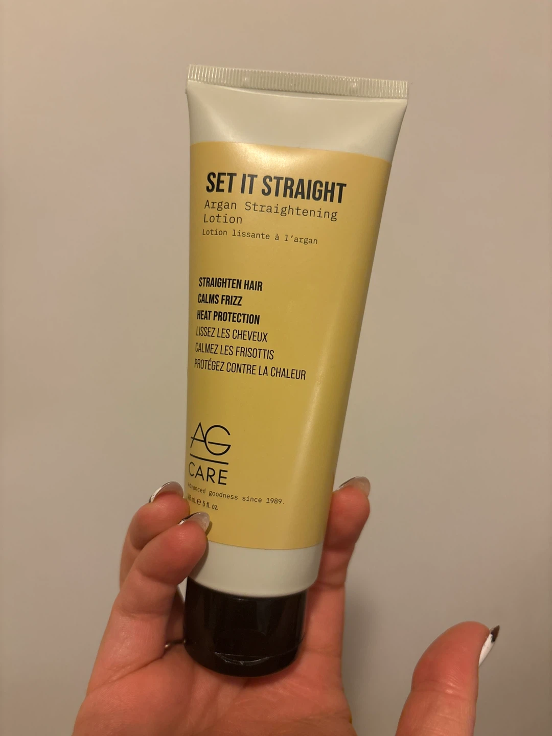 AG Care Set It Straight Argan Straightening Lotion 5 fl. oz.