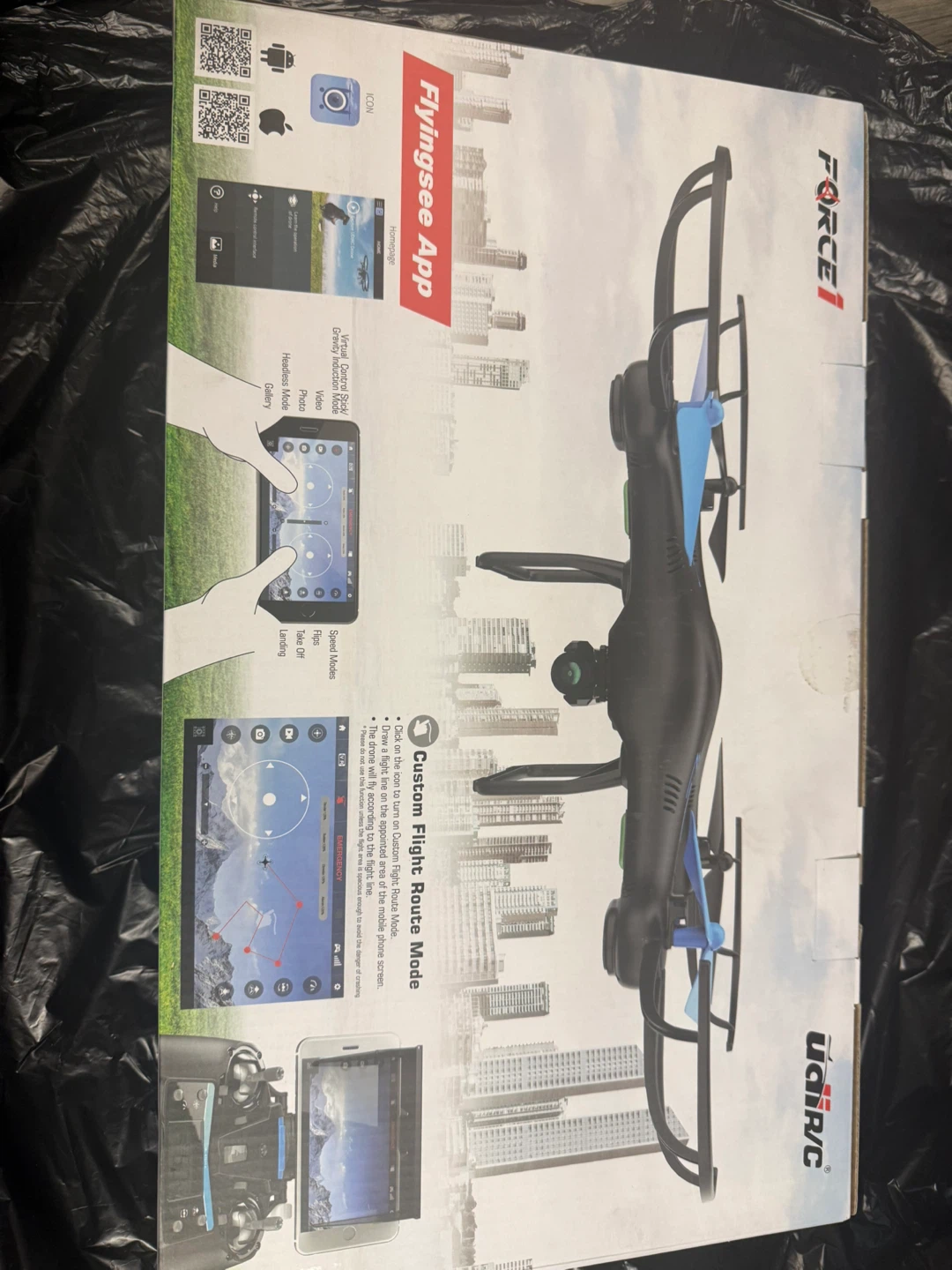 FORCE1 Blue Jay U45W WiFi FPV Aerial Photography Drone - photo 2