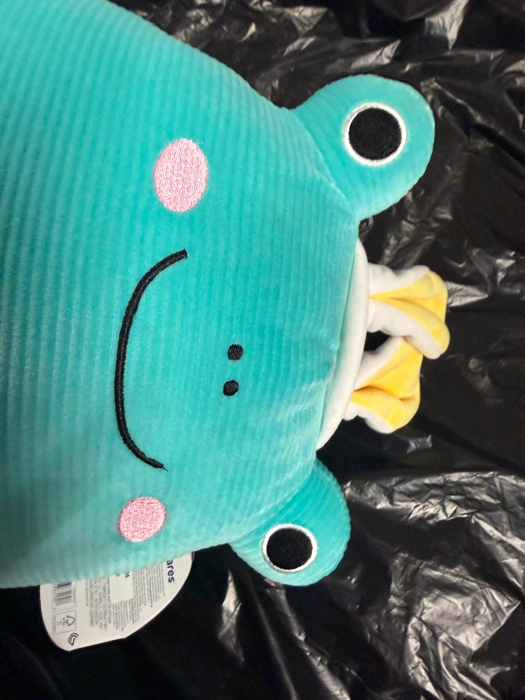 Aqua Frog Plush Pillow Toy - photo 2