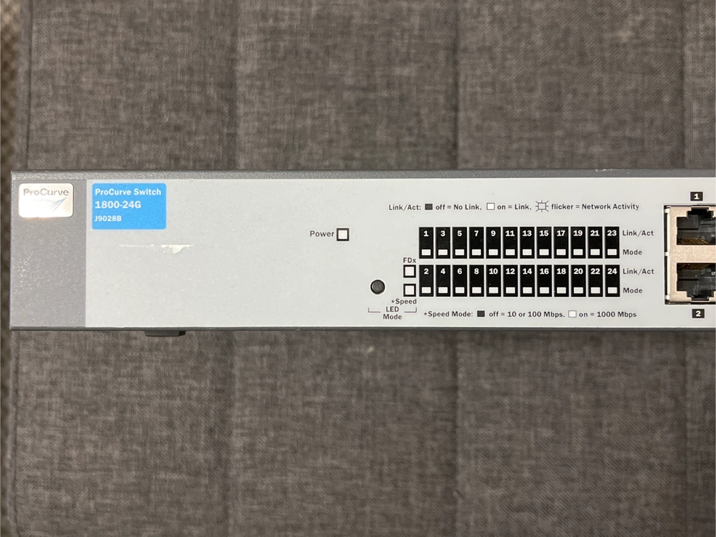HP ProCurve Switch 1800-24G - photo 3