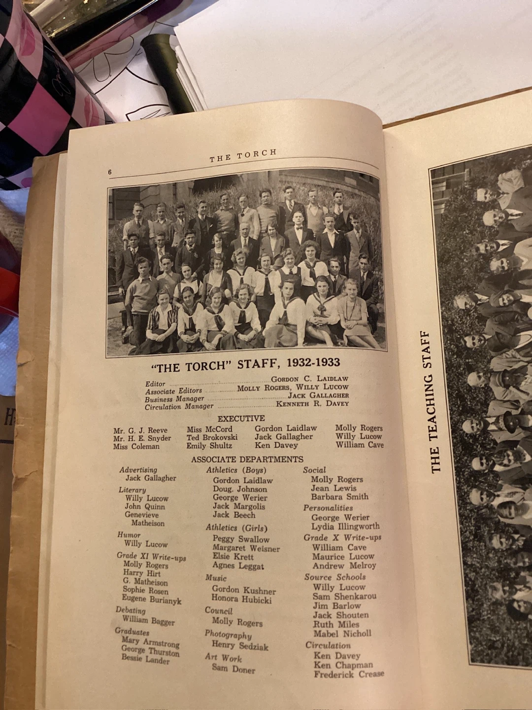 The Torch Yearbook 1932-1933 Saint John's High School Winnipeg - photo 4
