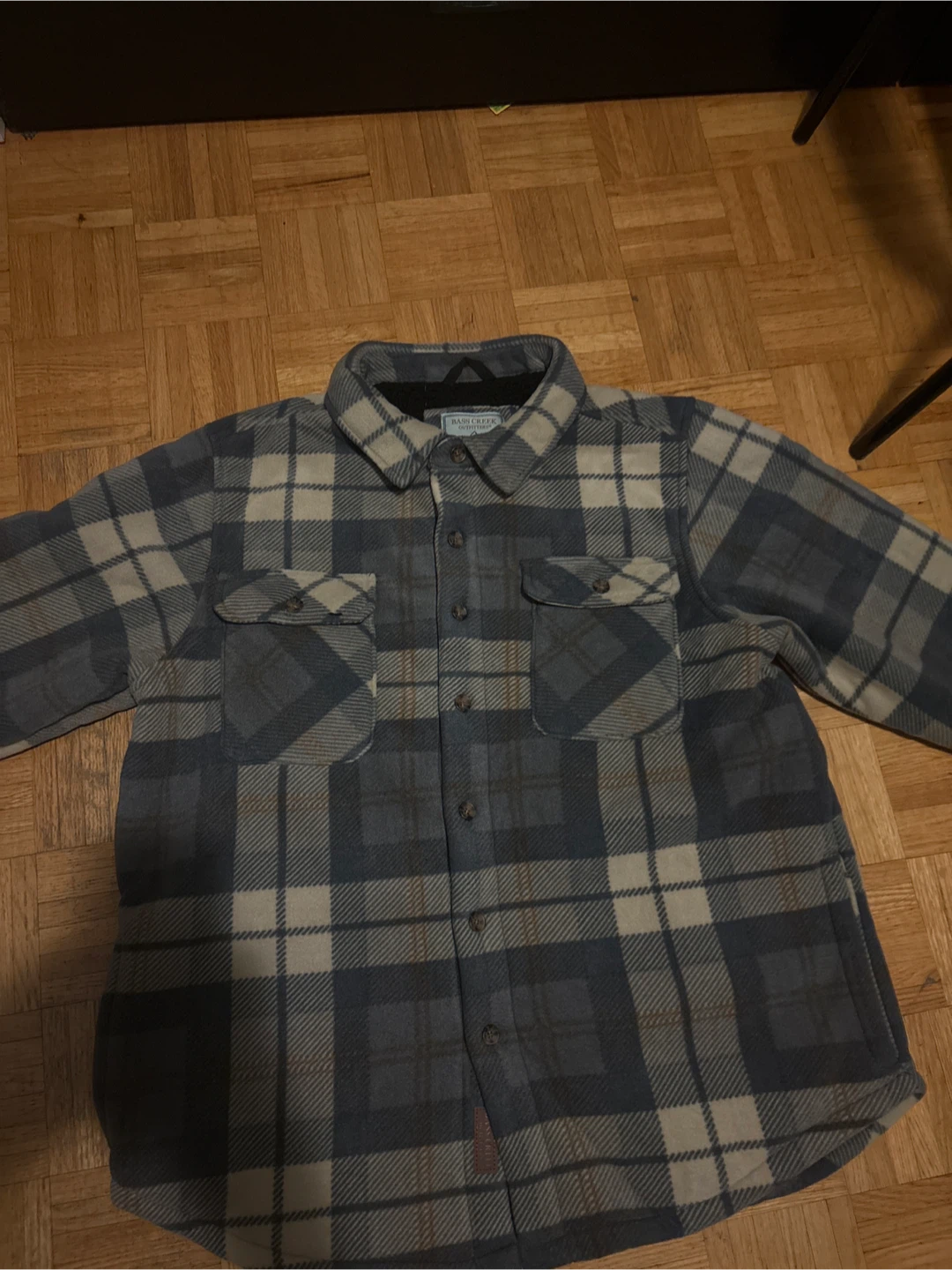 Bass Creek Outfitters Plaid Flannel Shirt Jacket Size L