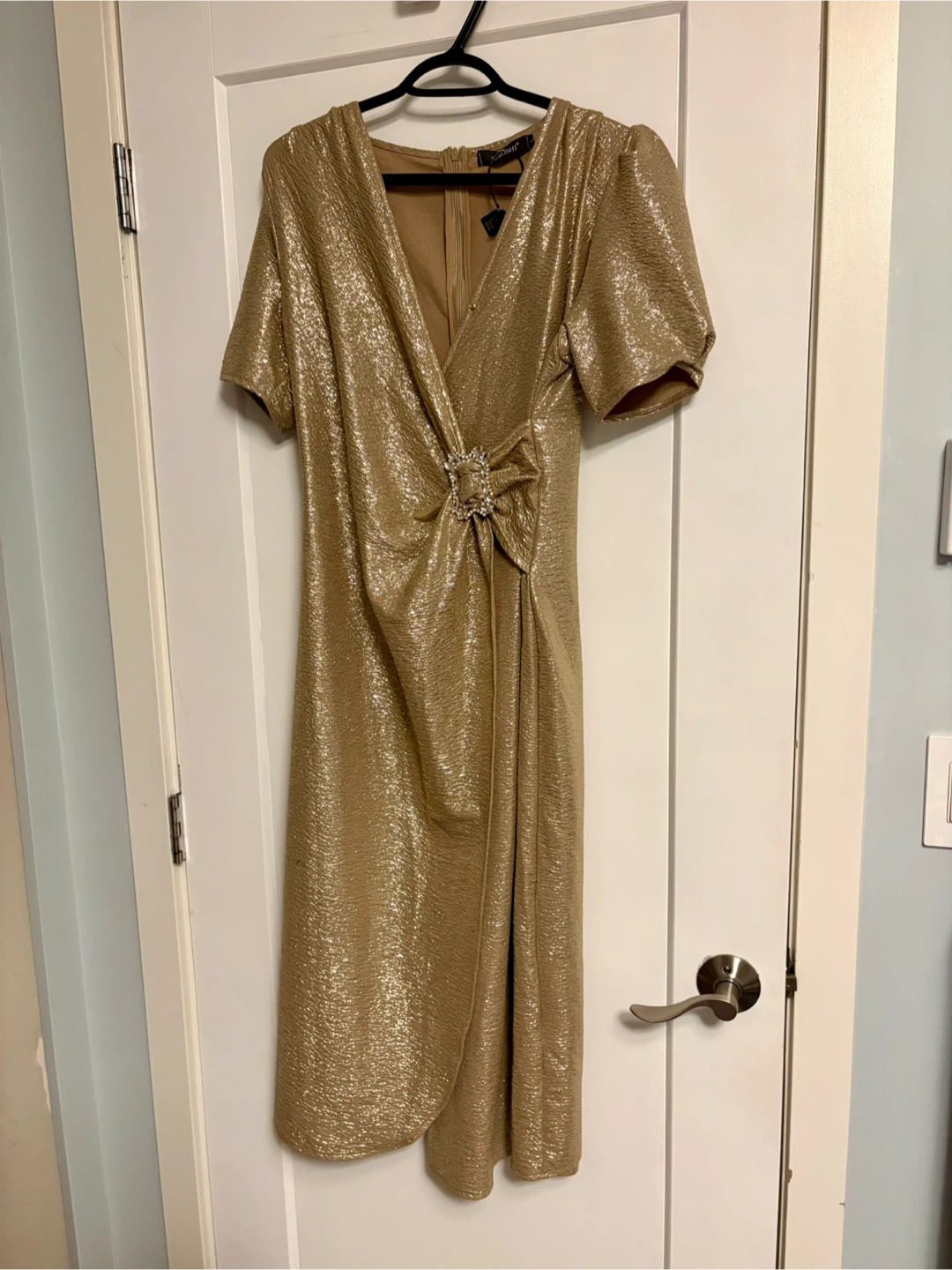 Gold dress