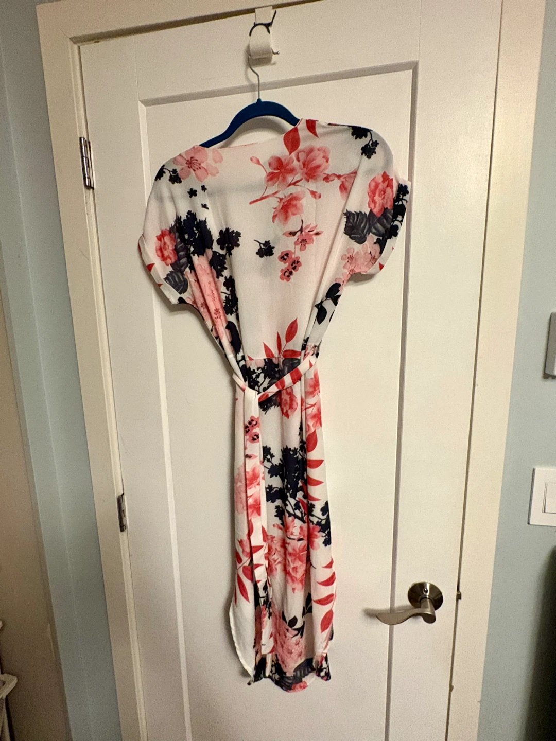 Floral Maxi Dress with Belt - photo 3