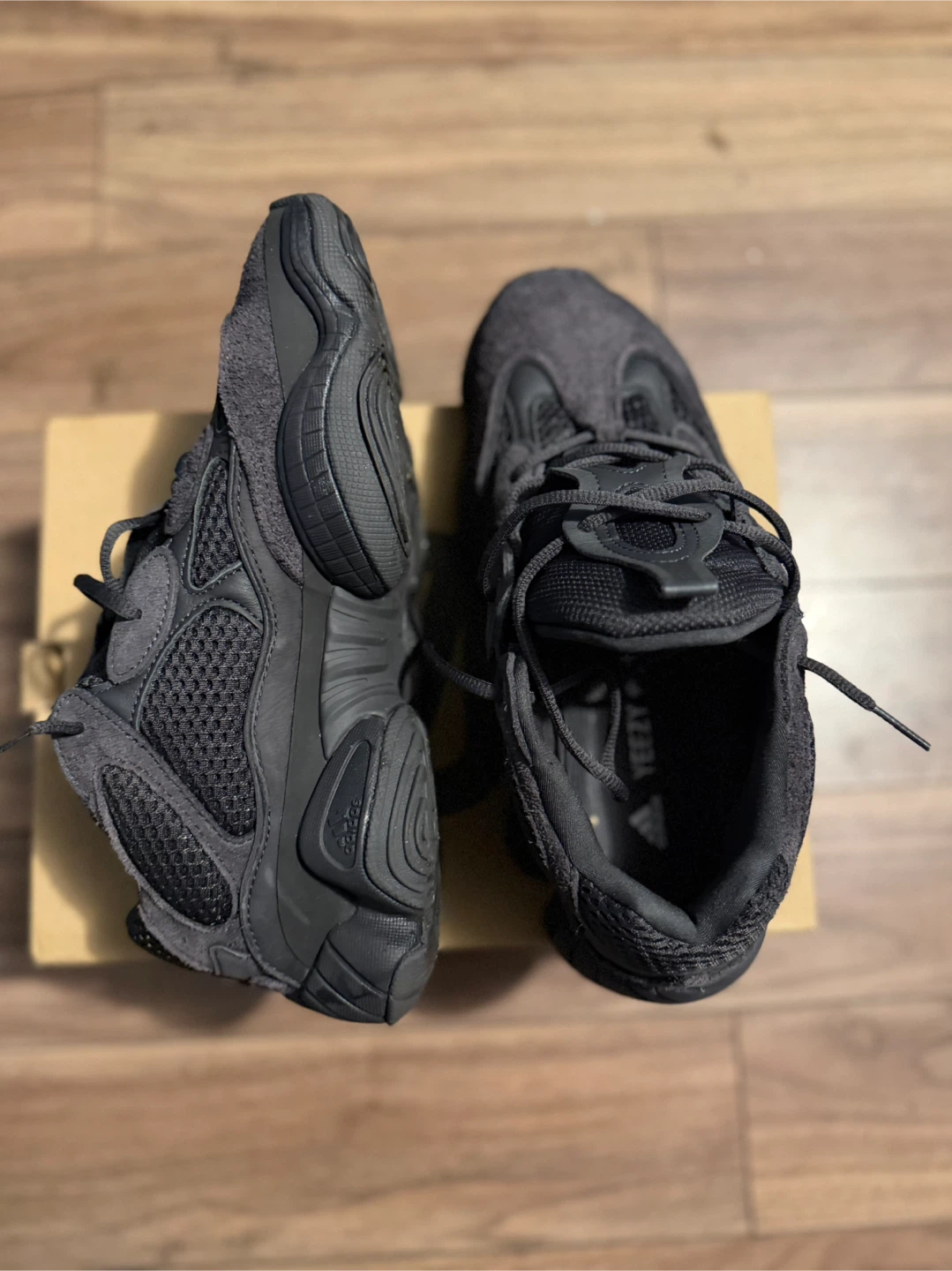 Adidas Yeezy 500 "Utility Black" Sneakers - photo 3