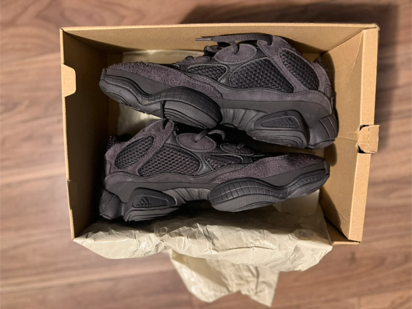 Adidas Yeezy 500 "Utility Black" Sneakers - photo 4