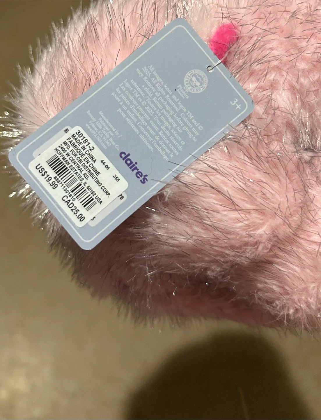 Claire's Pink Shimmer Plush Toy - photo 5