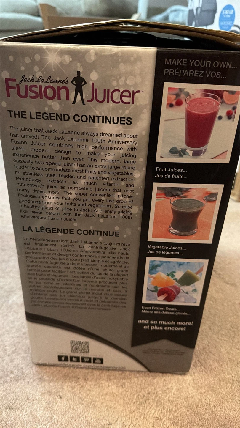 Jack LaLanne's Fusion Juicer 100th Anniversary Edition - photo 2