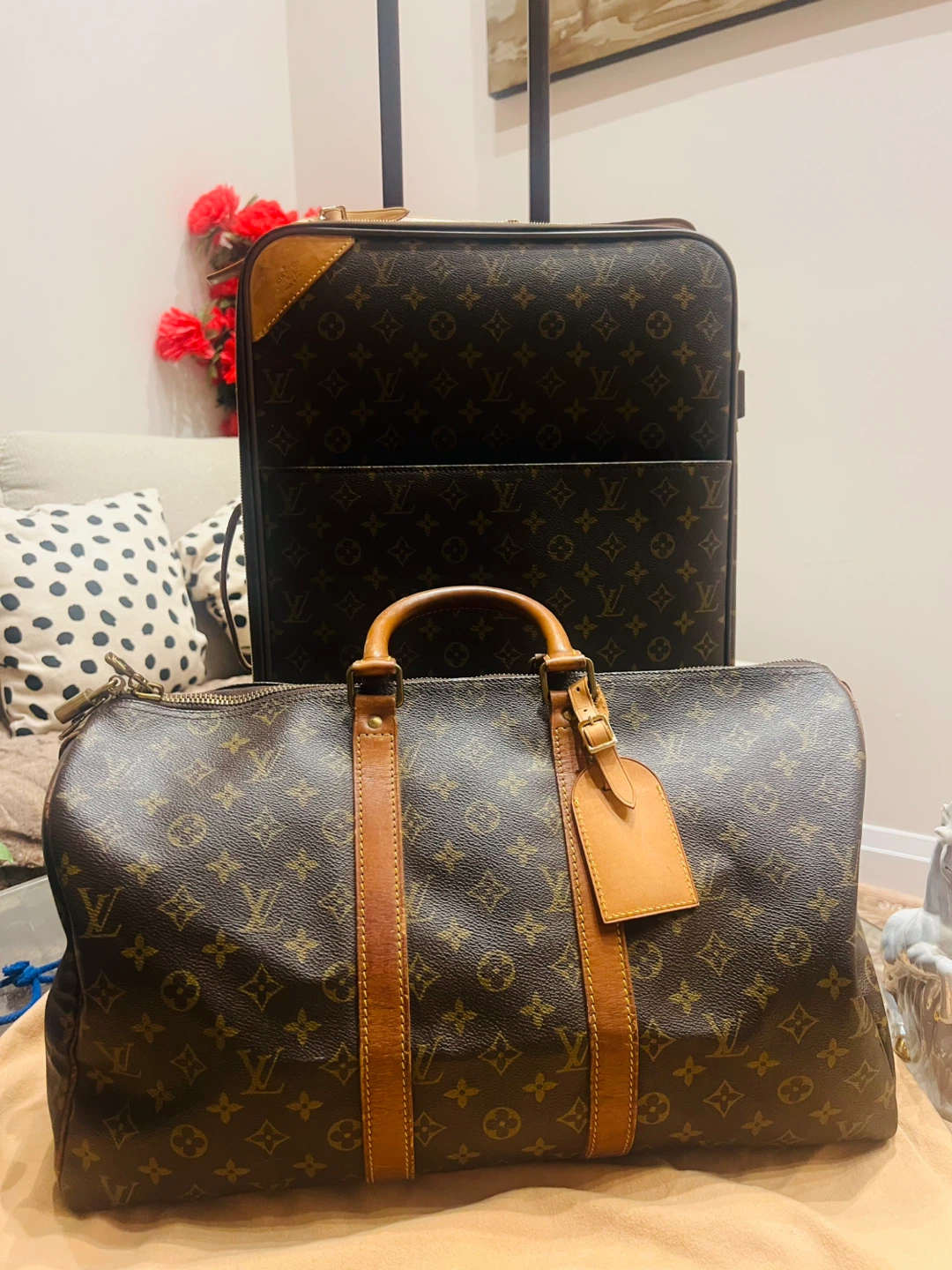 Louis Vuitton Monogram Keepall 55 Duffle Bag - photo 3