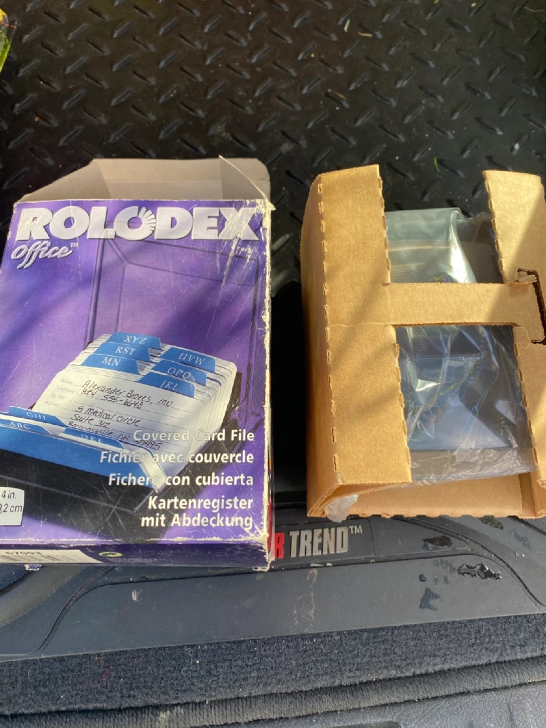 Rolodex Office Covered Card File 2 1/4" x 4" - photo 2