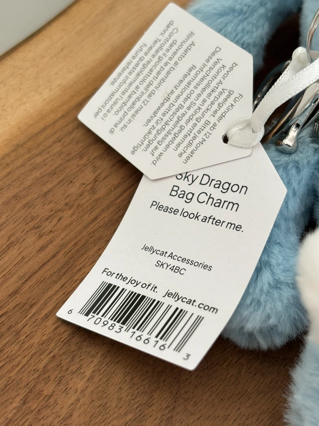 Jellycat Sky Dragon Bag Charm - photo 4