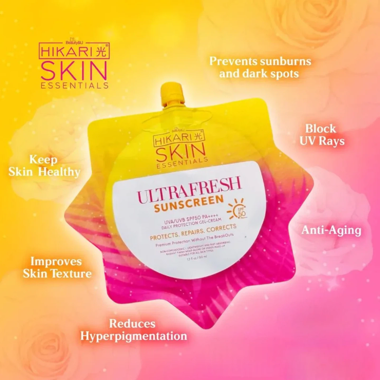 Hikari Skin Essentials Ultra Fresh Sunscreen SPF50 50ml