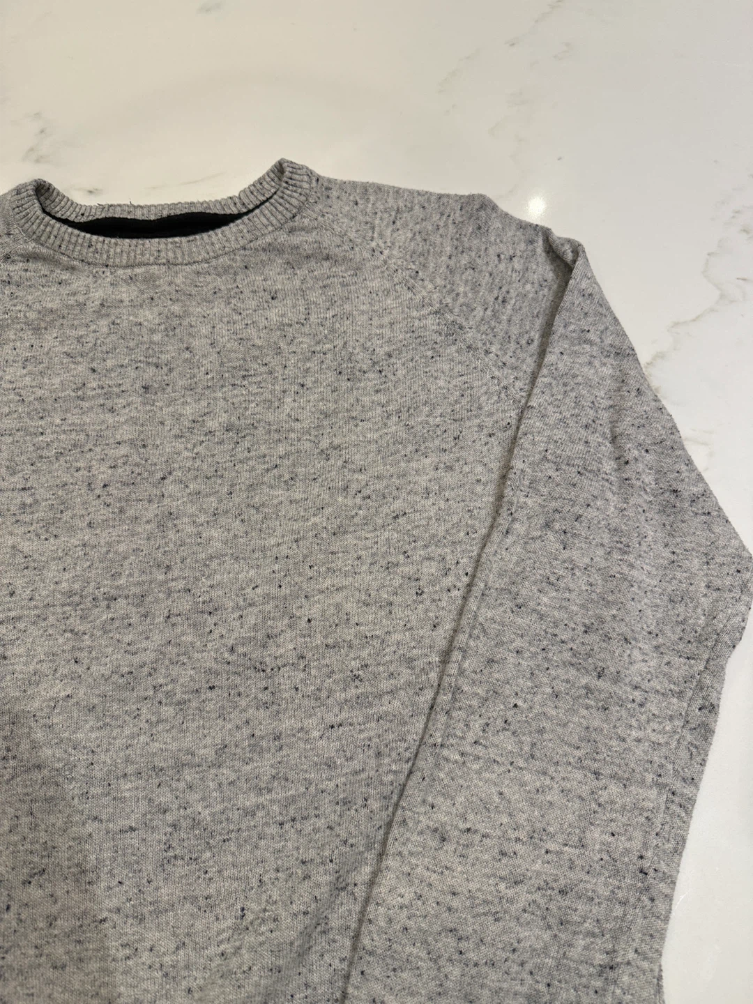 Buffalo Knit Sweater - Grey Speckled - Size S - photo 3