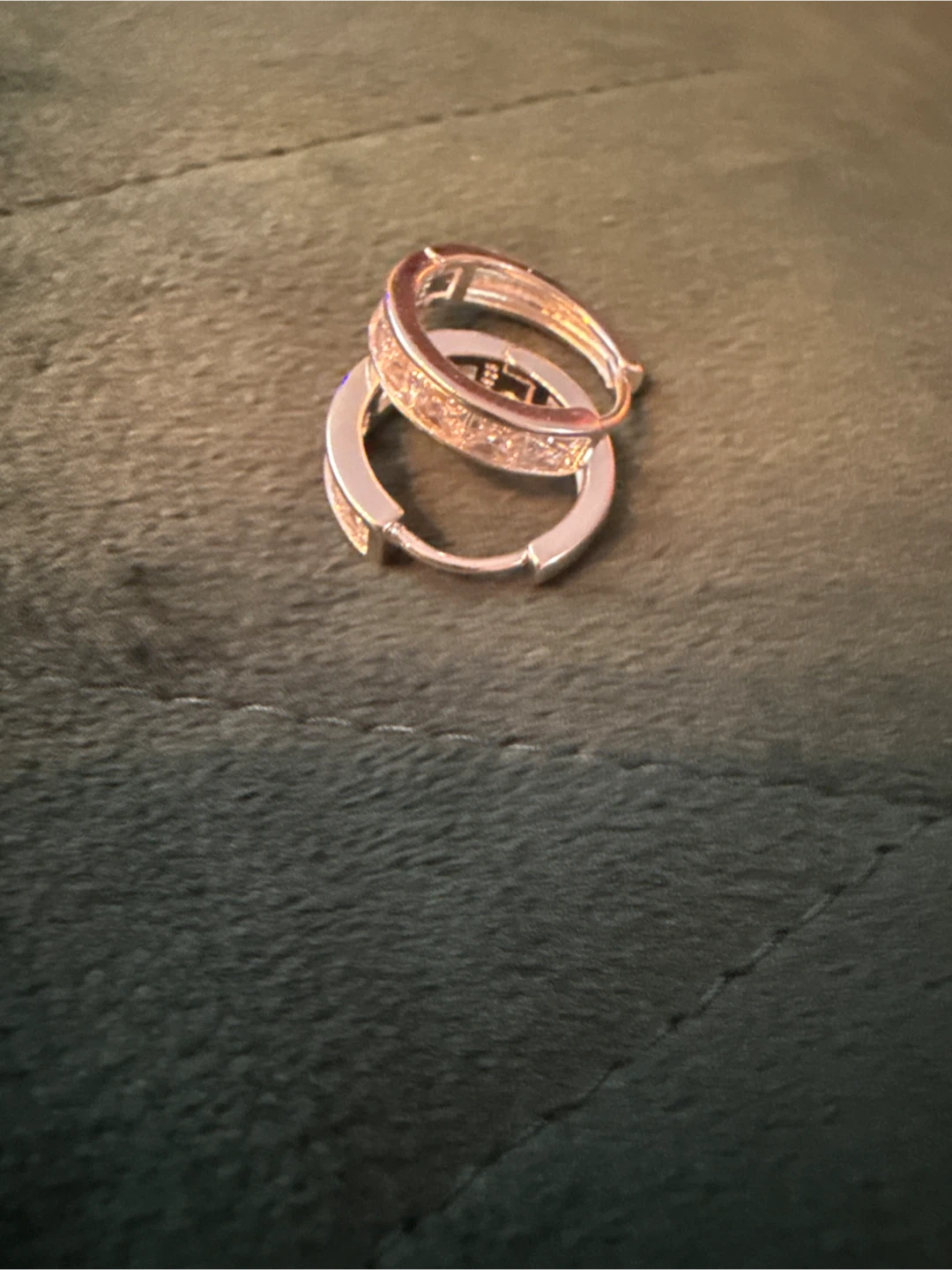 Sparkly Hoop Earrings
