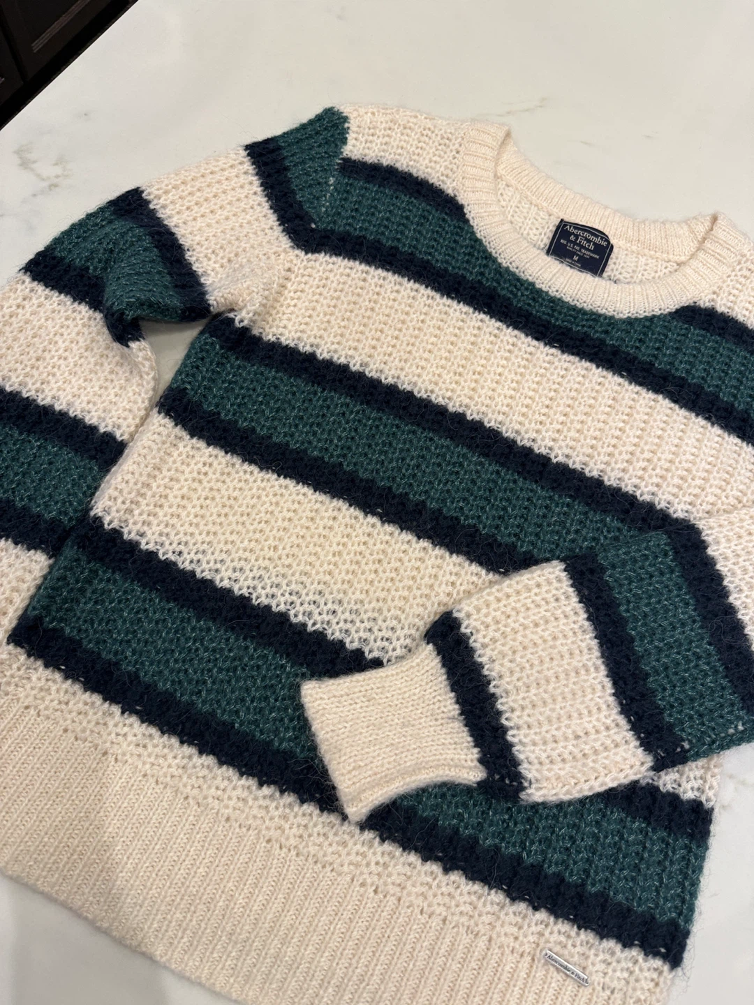 Abercrombie & Fitch Striped Knit Sweater Size M - photo 4