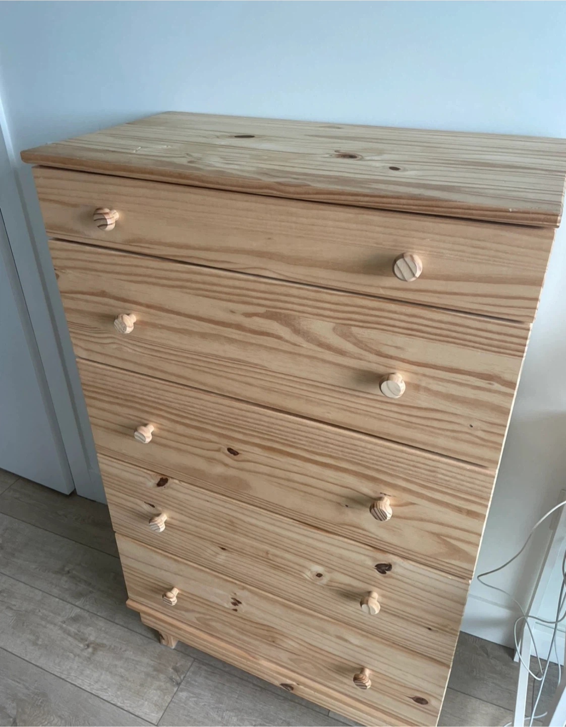 Ikea pine wood 5 drawers dresser *Delivery included - photo 2