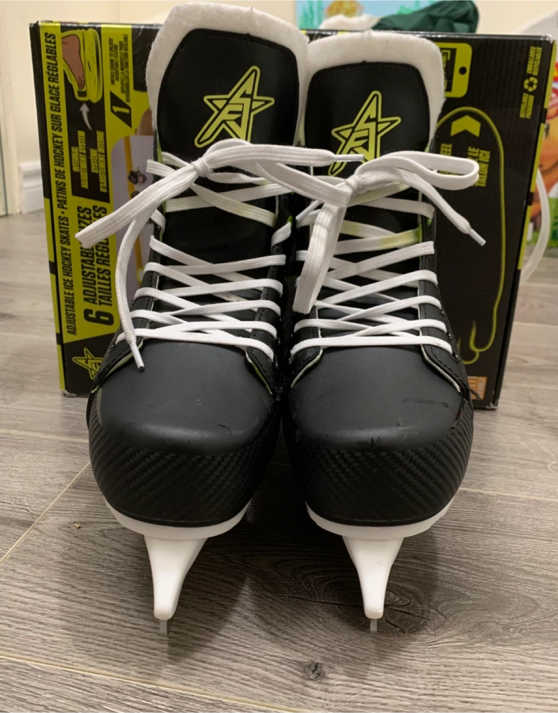 Zone Hockey Junior Adjustable Ice Skates