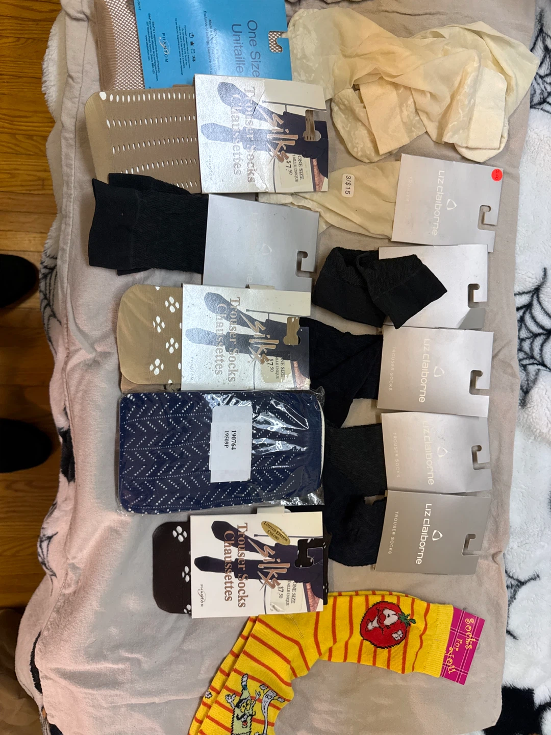 Liz Claiborne & Phantom Trouser Socks Lot