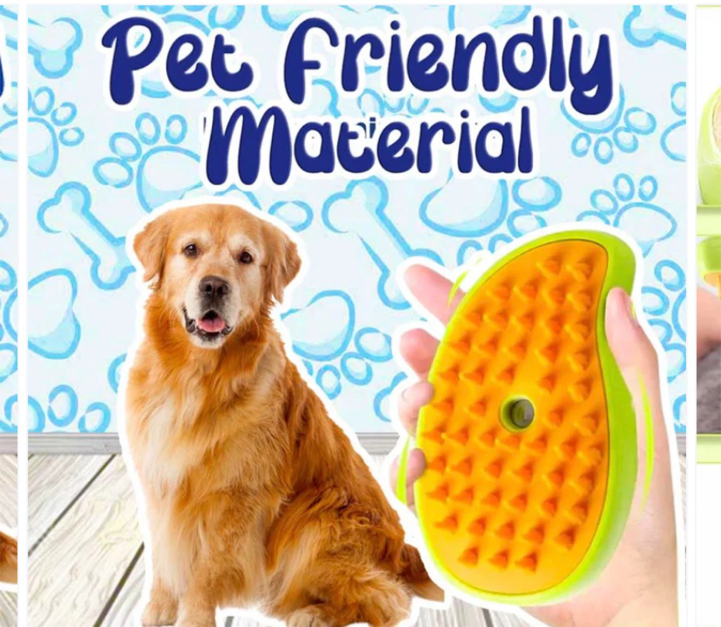Electronic Steamy Brush Pet Groomer