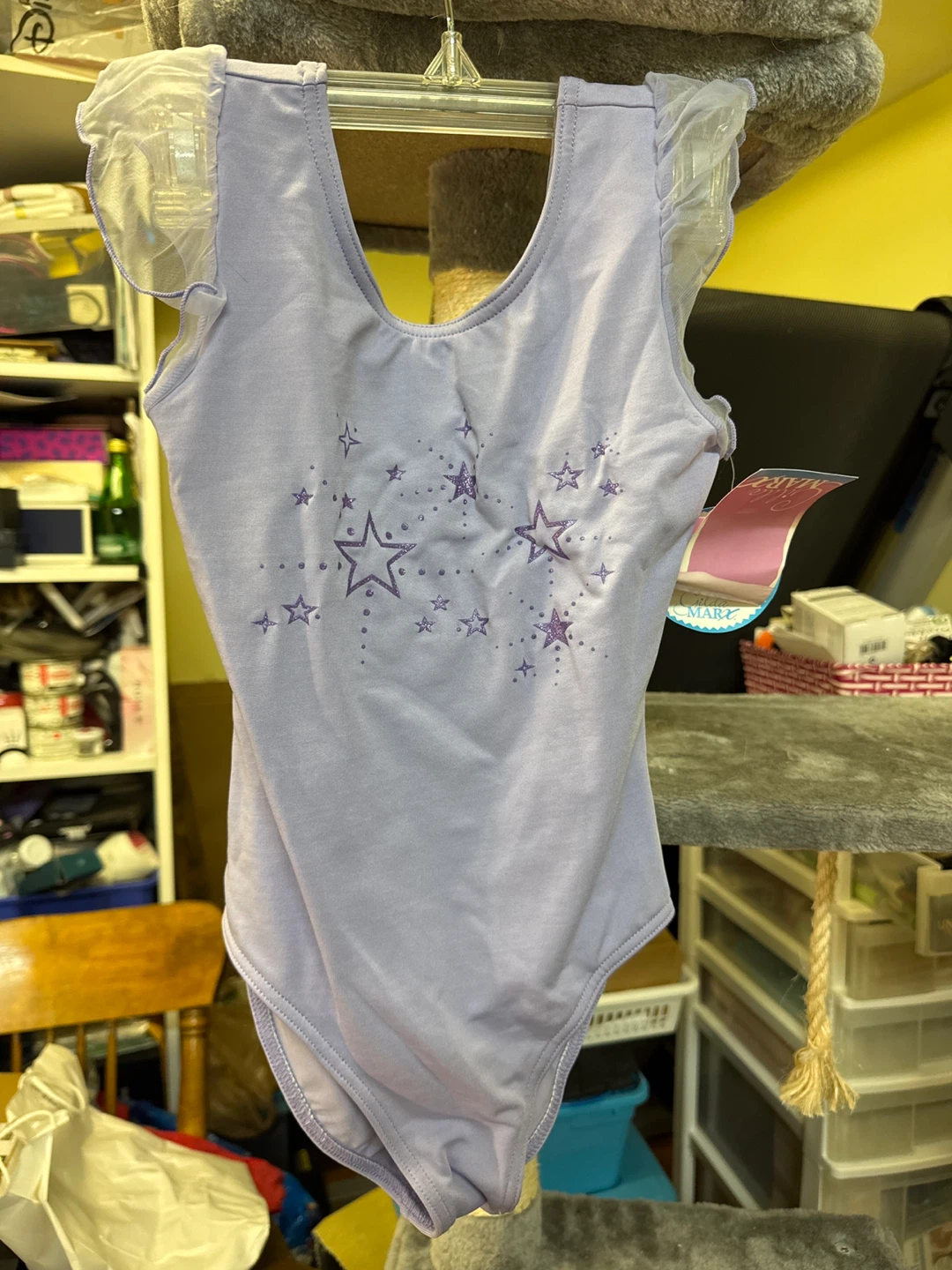Gilda Marx Flutter Sleeve Leotard
