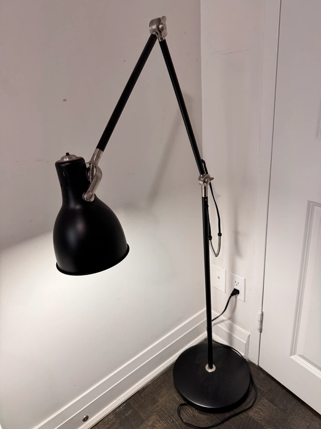Black Adjustable Floor Lamp - photo 3