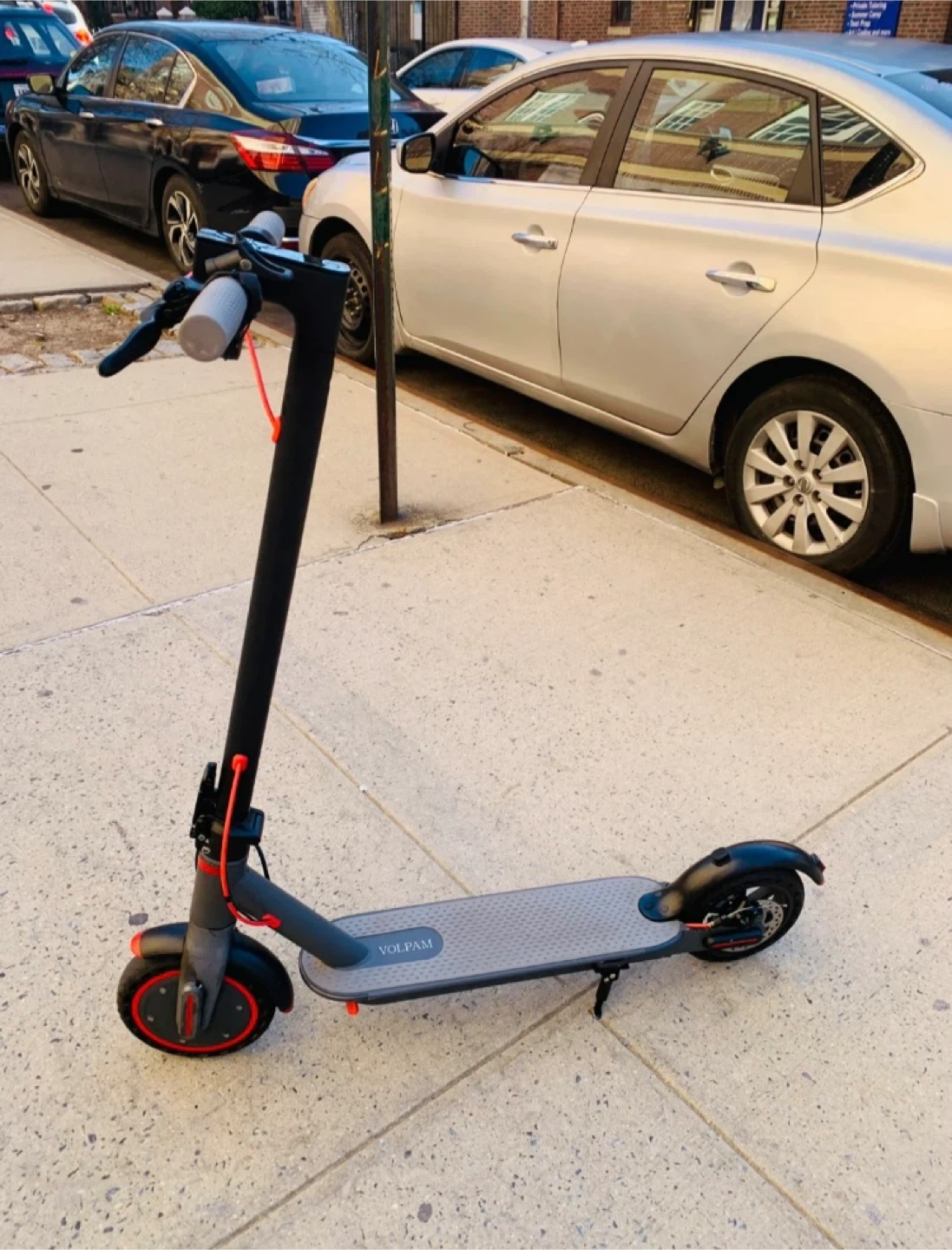 Electric scooter run fast