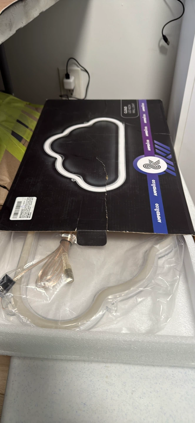 AMPED&CO Cloud LED Neon Wall Light - photo 2