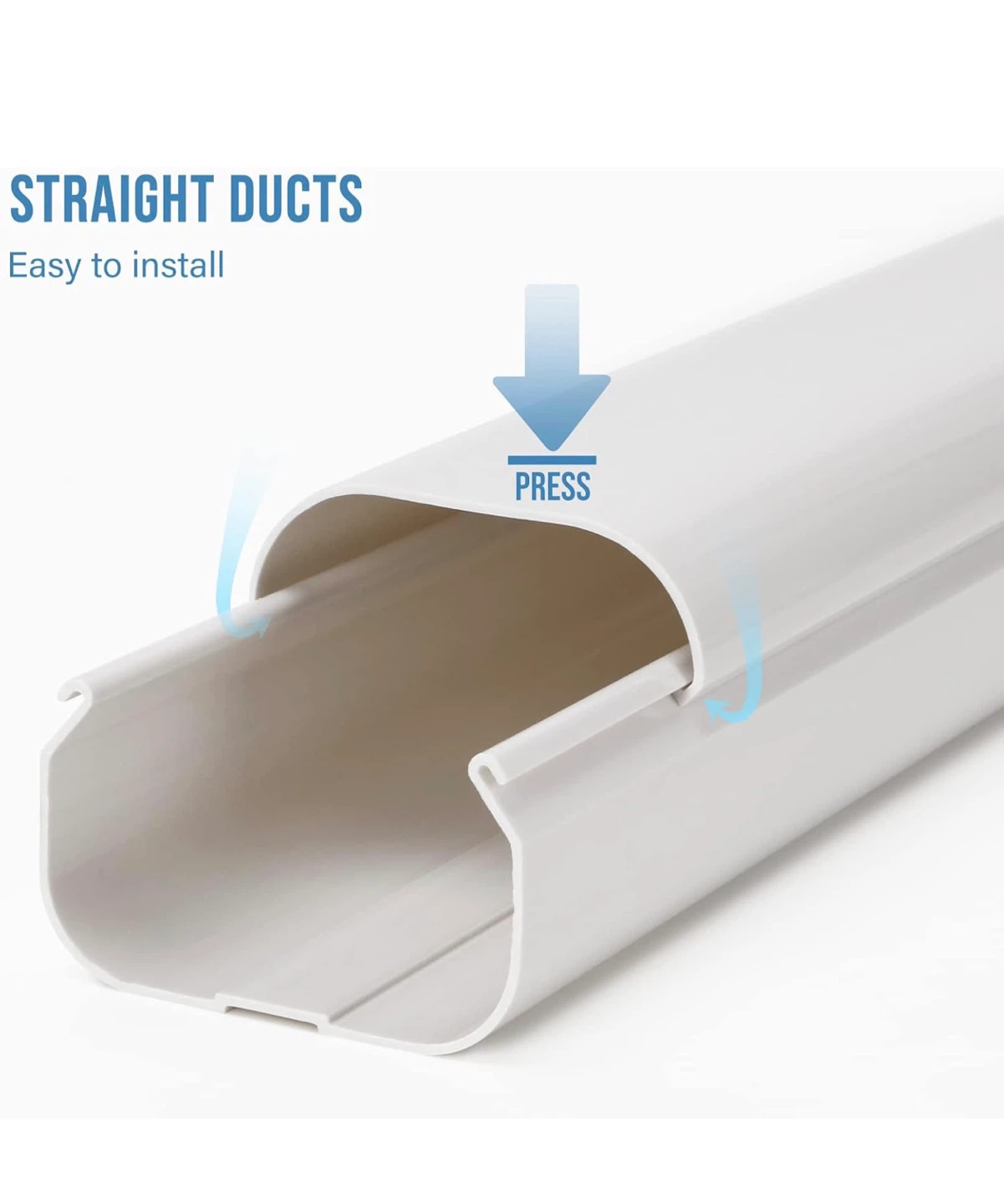 HOXHA AC Line Set Cover Kit - White PVC Tubing AC9 - photo 5