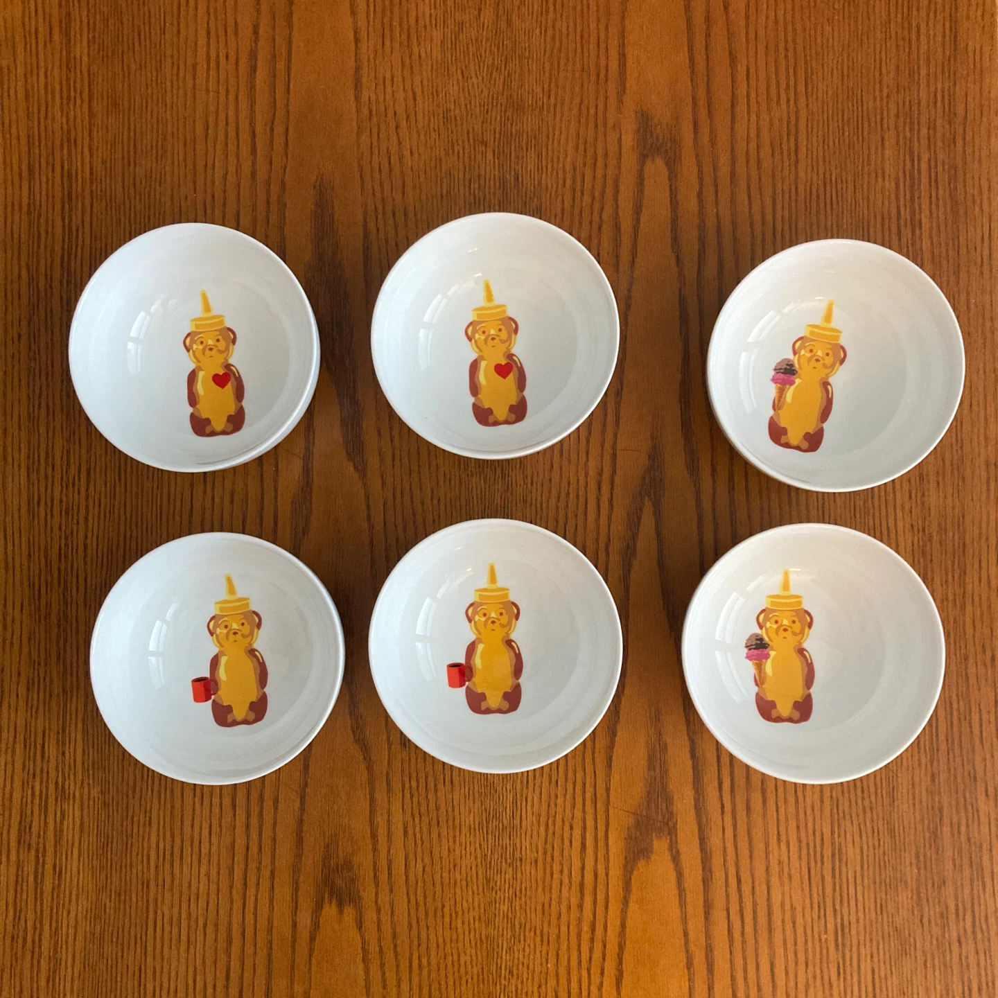 Williams Sonoma "fnnch" Bear Honey Pot Bowl Set