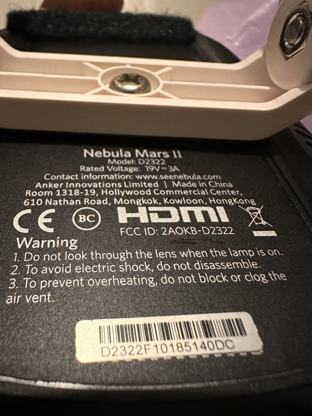 Nebula Mars II Portable Projector - photo 2