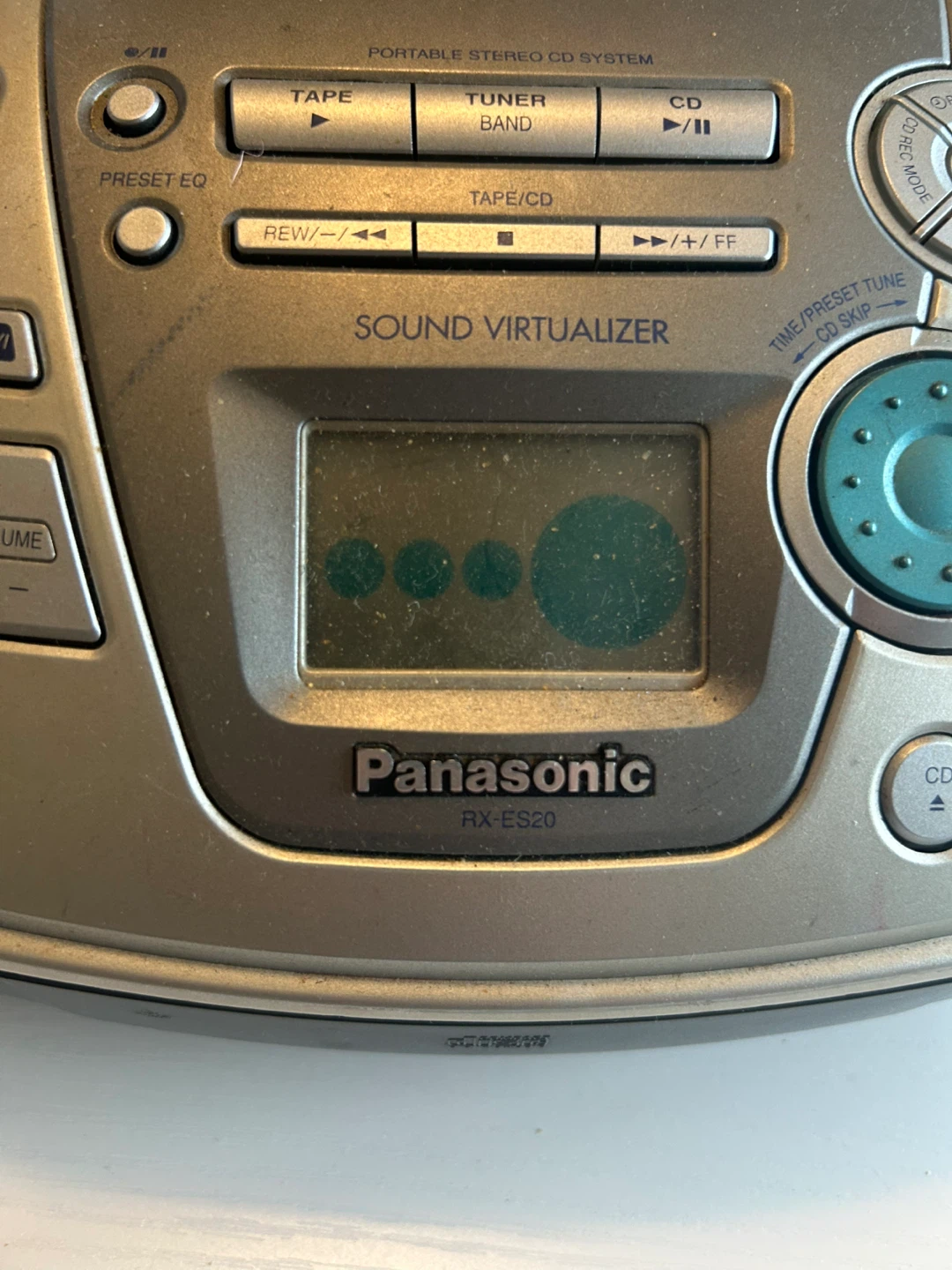 Panasonic RX-ES20 Portable Stereo CD System Boombox - photo 3