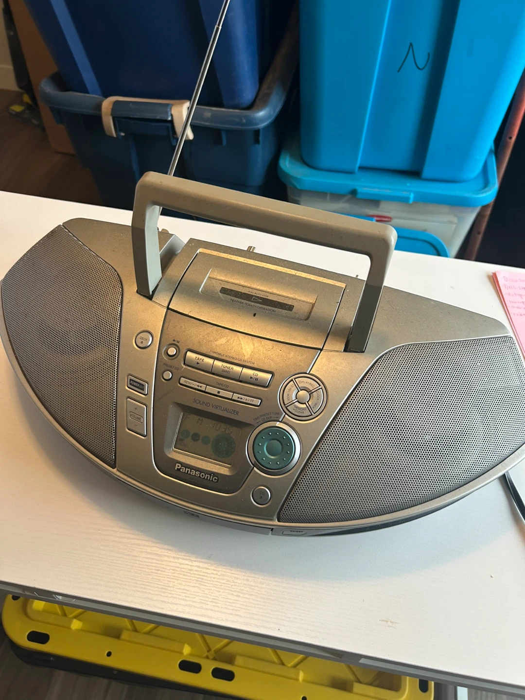 Panasonic RX-ES20 Portable Stereo CD System Boombox - photo 5
