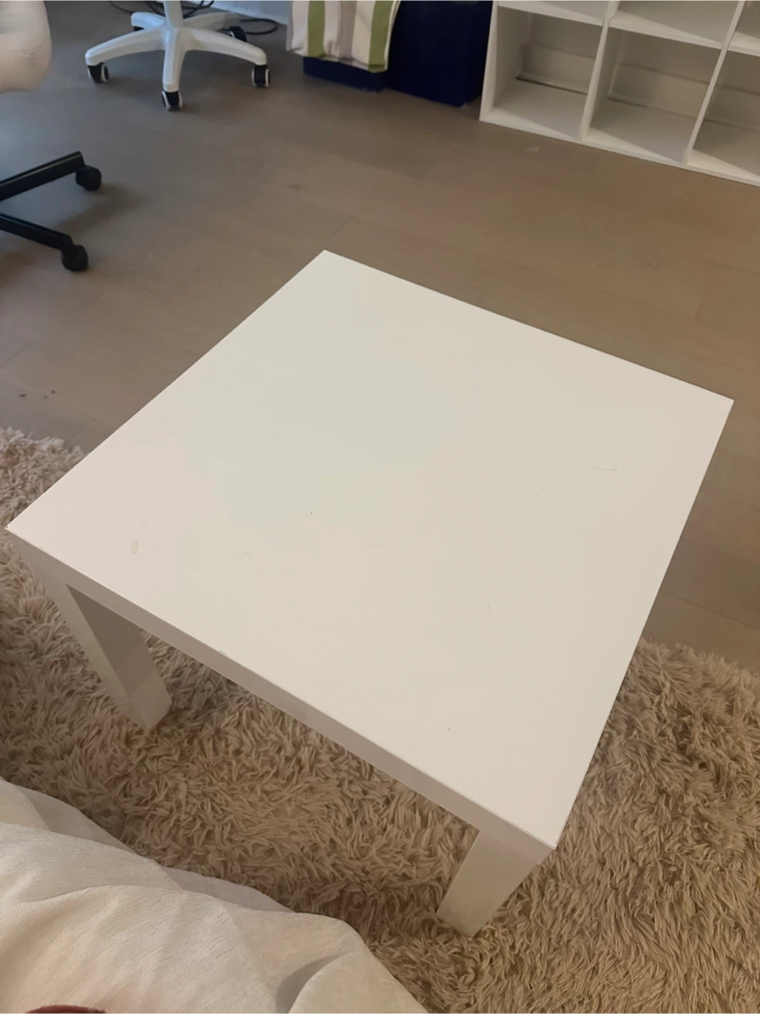 IKEA White Square Side Table - photo 3