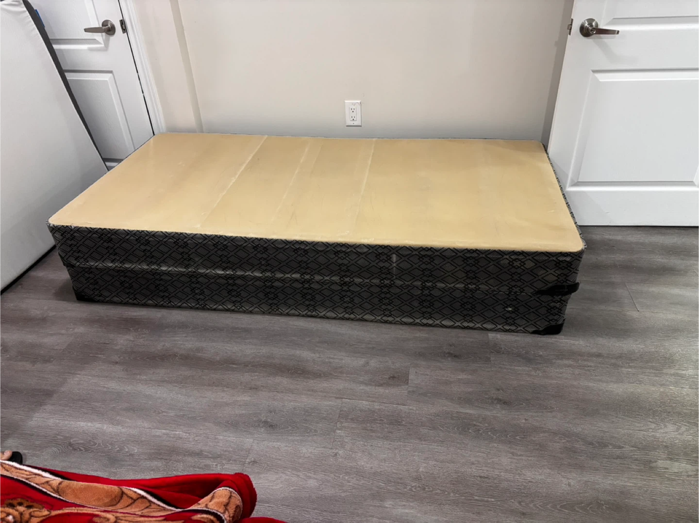 Box Spring Bed Frame with wood - photo 3