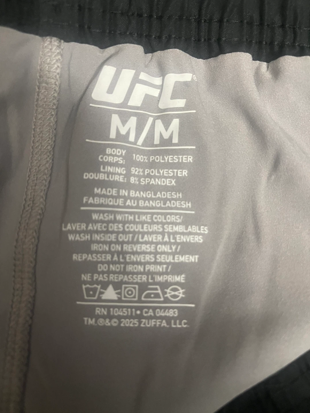 UFC Black Athletic Shorts M/M - photo 3