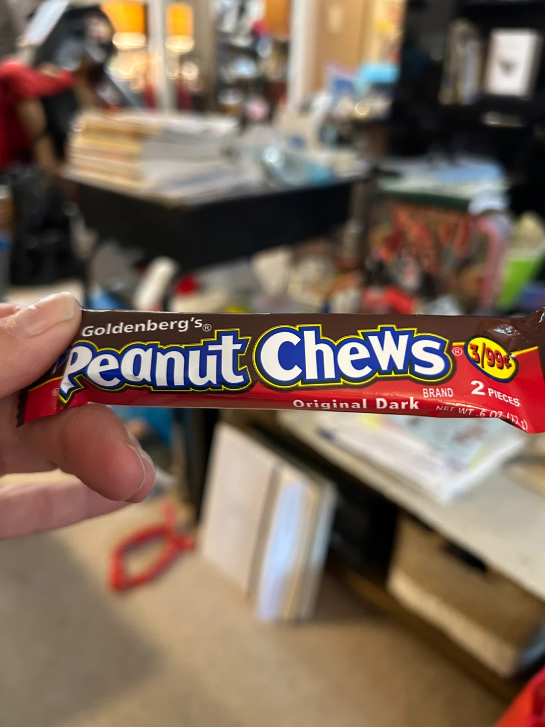 Goldenberg's Peanut Chews - Original Dark - 2 Piece Bars - photo 4