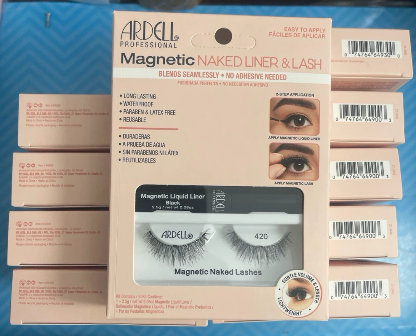 Bundle of 10 Ardelle Magnetic Naked Liner & Lash Kit - Naked 420