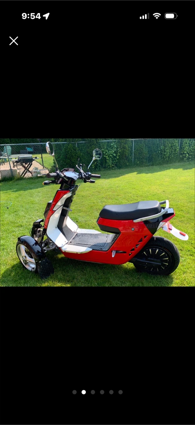 Red Electric Scooter - photo 2