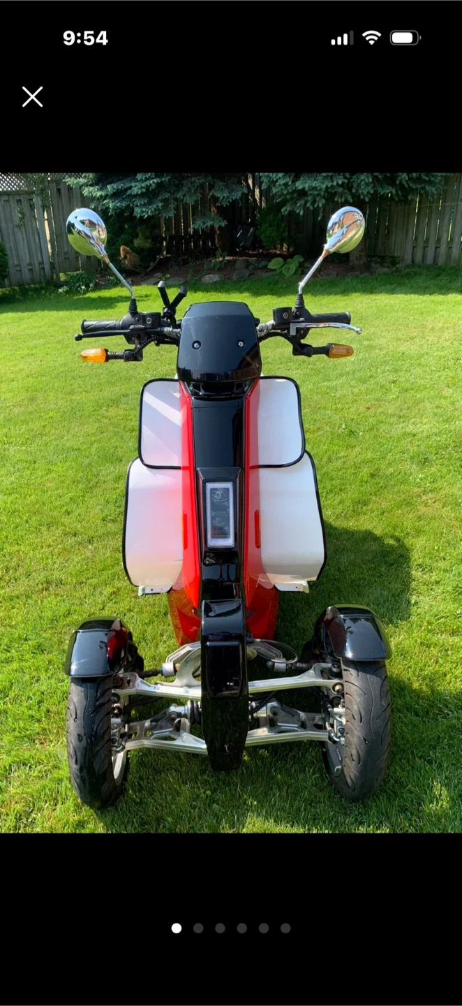 Red Electric Scooter