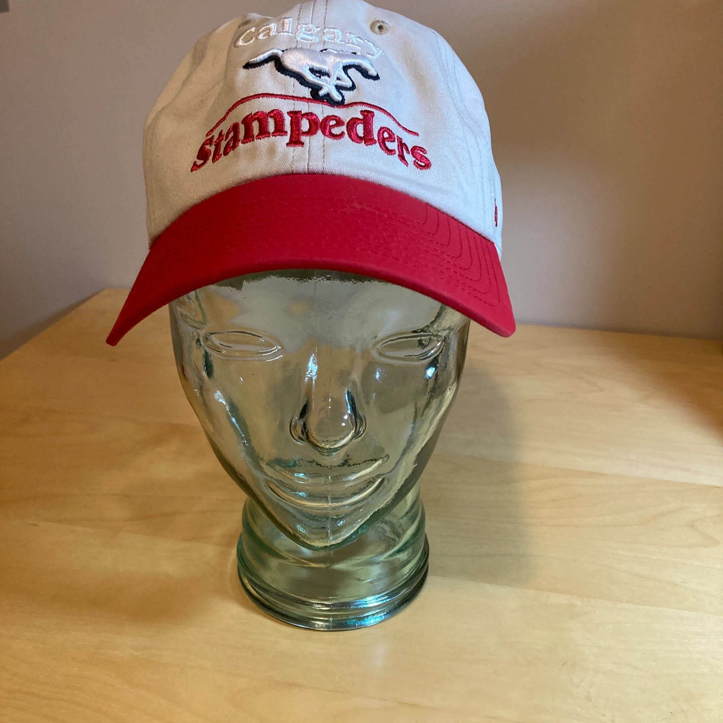 Calgary Stampeders Baseball Cap - Red & White