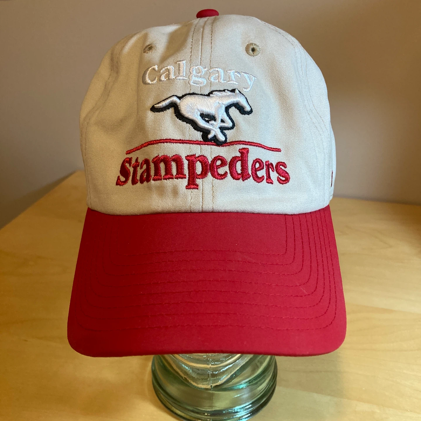 Calgary Stampeders Baseball Cap - Red & White - photo 2