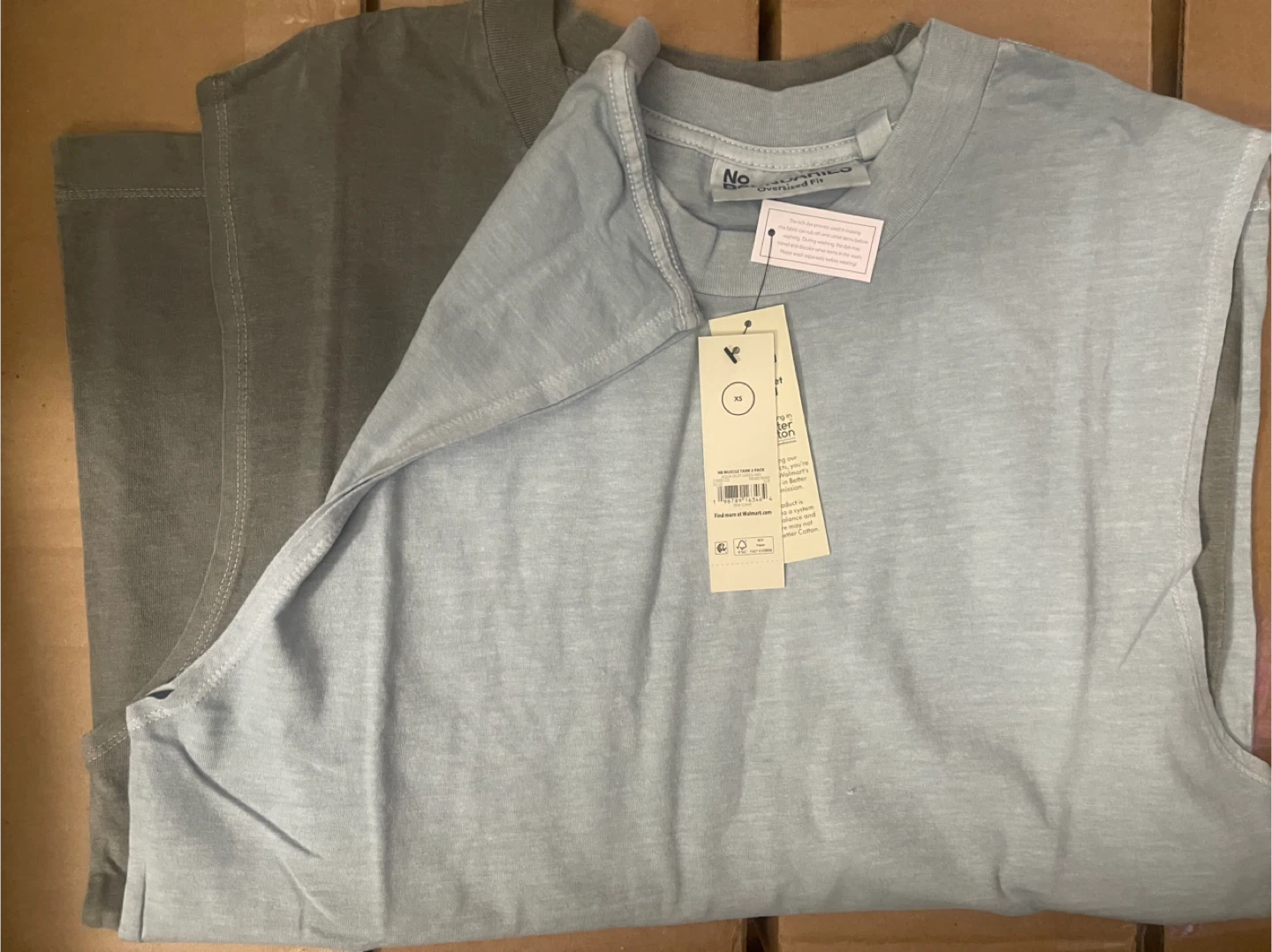 George Aqua Dust Green Muscle Tank Top 2 Pack XS - photo 2