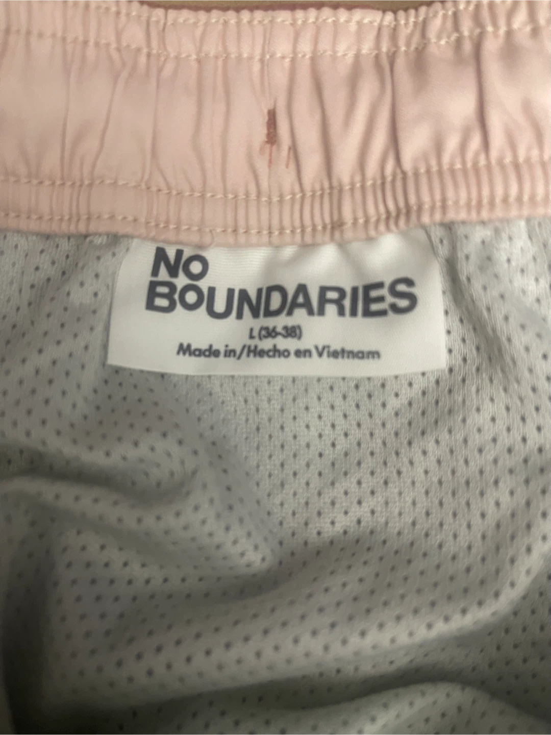 No Boundaries Men's Pink Dip-Dye Swim Trunks Size L - photo 3