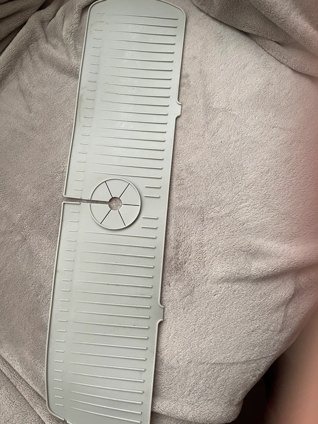 Grey Sink Faucet Mat