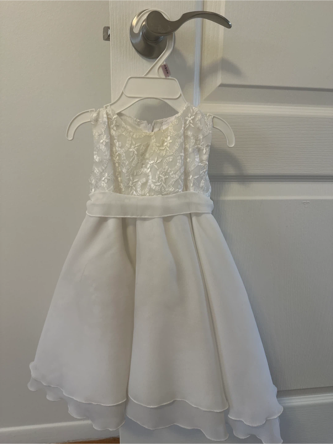 Baptism dress and bib. 6-9 months