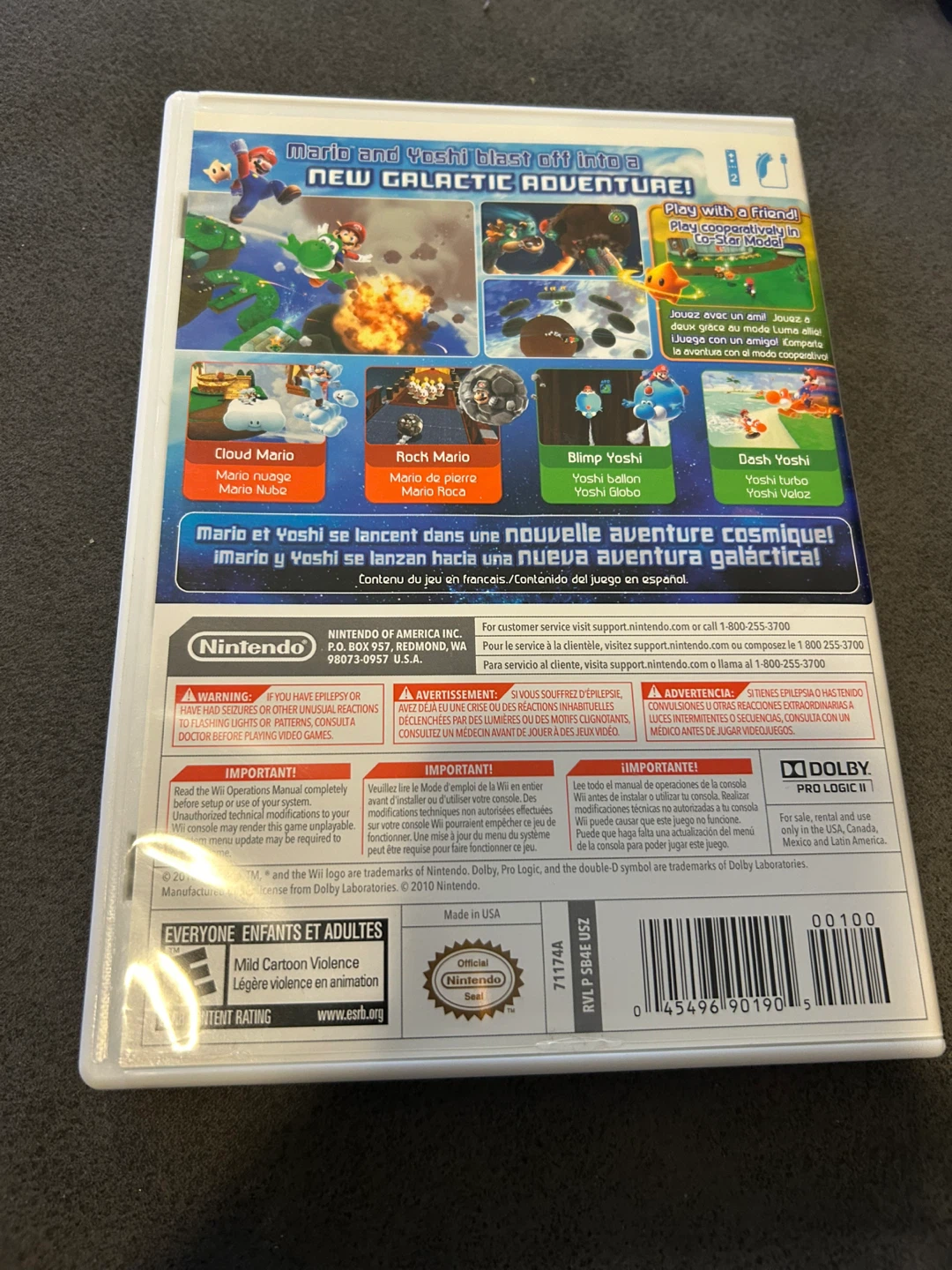 Nintendo Wii Super Mario Galaxy 2 Video Game - photo 5