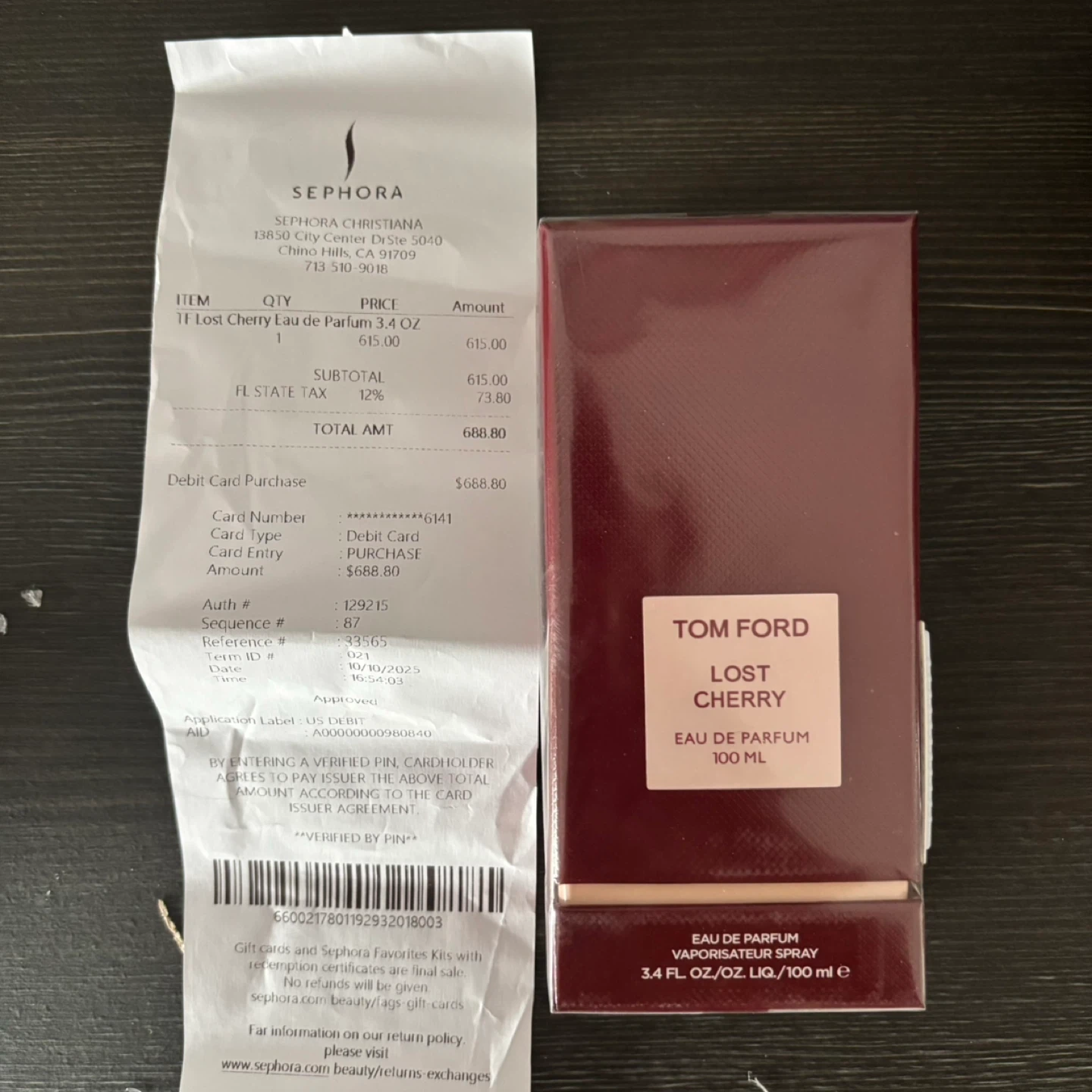 Tom Ford Lost Cherry Eau de Parfum 100ml